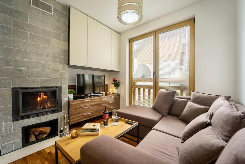 Secluded Mountain Cozy Studio With Fireplace Bansko Esterno foto